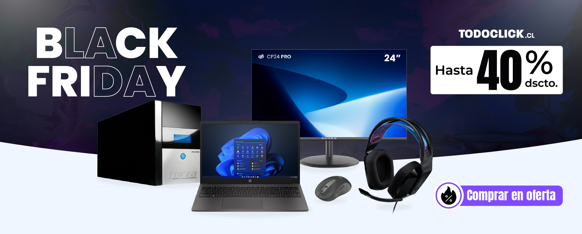 Black Friday Todoclick Hasta 40% de descuento