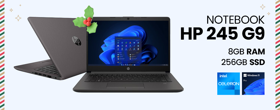 Notebook HP 240 G9 Intel Celeron N4500 8GB Ram, 256GB SSD, W11P