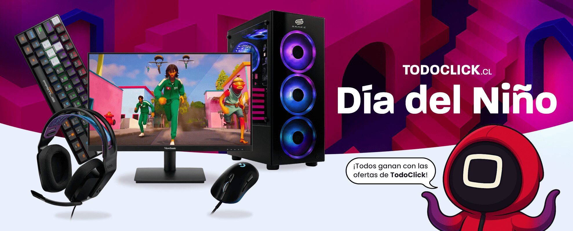 Dia del Niño Todoclick Arma tu setup