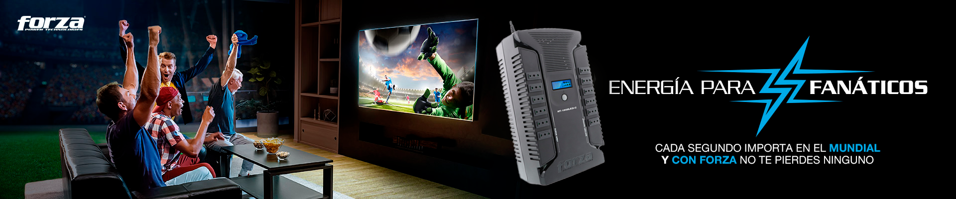 UPS Interactiva Forza 1000VA/600W